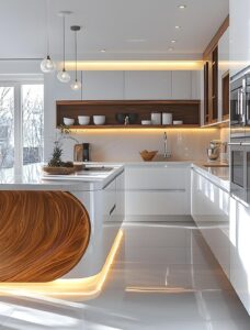 Tủ bếp Acrylic là gì? Bảng báo giá tủ bếp Acrylic An Cường