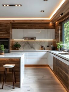 Tủ bếp Melamine là gì? Bảng báo giá tủ bếp Melamine gỗ An Cường?