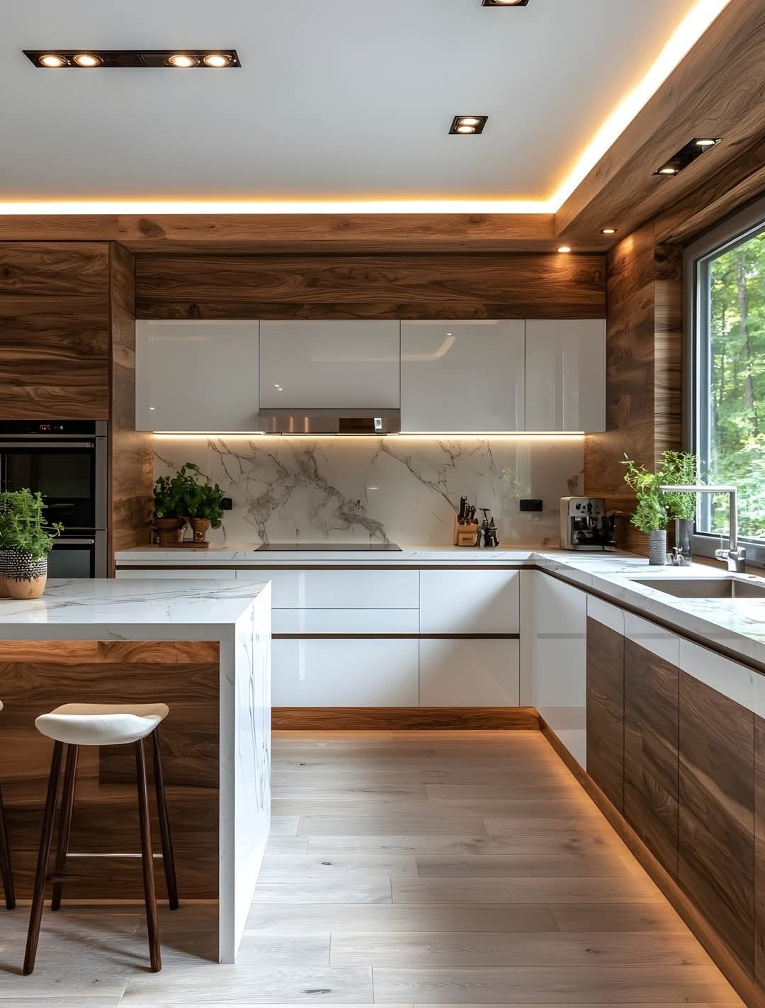 Tủ bếp Melamine là gì? Bảng báo giá tủ bếp Melamine gỗ An Cường?