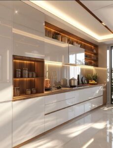 Tủ bếp Acrylic là gì? Bảng báo giá tủ bếp Acrylic An Cường