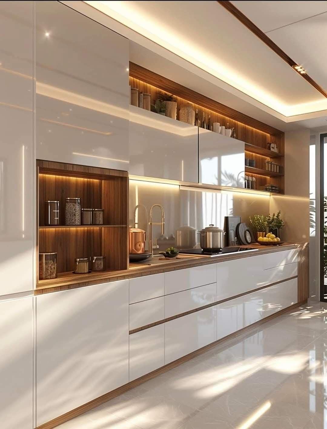 Tủ bếp Acrylic là gì? Bảng báo giá tủ bếp Acrylic An Cường