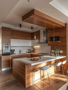 Tủ bếp Melamine là gì? Bảng báo giá tủ bếp Melamine gỗ An Cường?