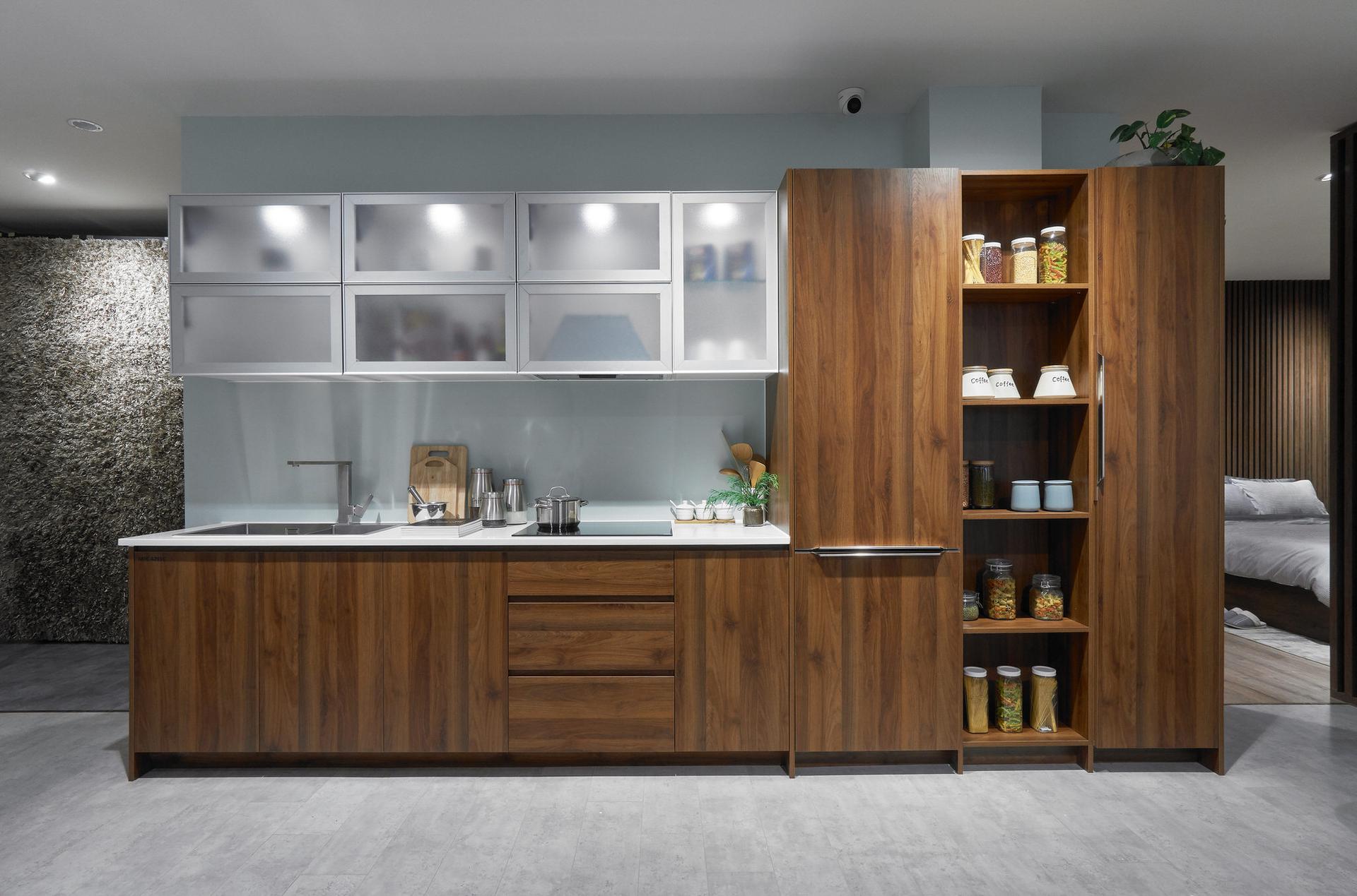 Tủ bếp An Cường kiểu dáng chữ I